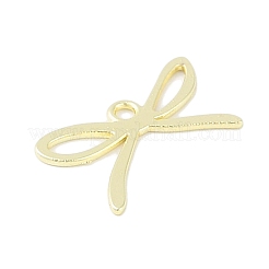 Rack Plating Bowknot Alloy Pendants&nbsp;PALLOY-F018-01G