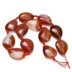 Natural Red Agate Beads Strands&nbsp;GG-CBAB9C6-C01-01