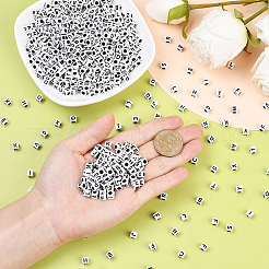 1000Pcs Opaque Acrylic Beads&nbsp;MACR-SC0002-43C