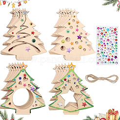 Blank Unfinished Wood Christmas Tree Party Decorations&nbsp;DIY-SP0005-89