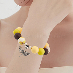80Pcs 5 Styles Silicone Beads&nbsp;SIL-SC0003-06D