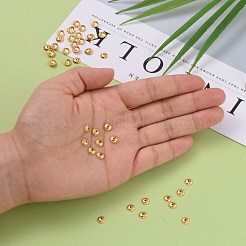 真鍮製ビーズキャップ  カドミウムフリー＆ニッケルフリー＆鉛フリー  18KGP本金メッキ  6x2mm  穴：1mm&nbsp;KK-P032-06-NR