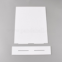 6Pcs Acrylic Blank Board Holder Stands&nbsp;ODIS-WH0038-275B