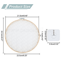 Lace Disc Earring Organizer Holder&nbsp;DIY-WH0399-64B