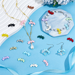 48Pcs 12 Styles Spray Painted Alloy Connector Charms&nbsp;FIND-PH0061-64