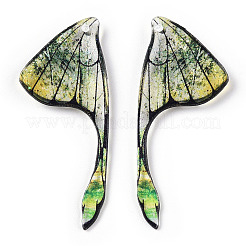 Epoxy Resin Wing Pendants&nbsp;RESI-TAC0021-96C