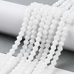 Opaque Solid Color Imitation Jade Glass Beads Strands&nbsp;GLAA-F029-P4mm-15