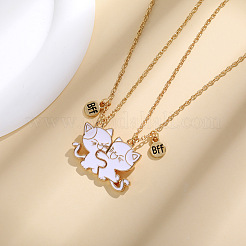 Alloy with Enamel Pendant Necklaces&nbsp;PW-WG800FB-01