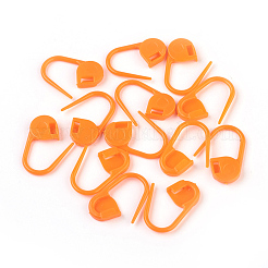 環境に優しいABSプラスチック編みかぎ針編みのロッキングステッチマーカーホルダー  ミックスカラー  22x11x3mm  ピン：1mm&nbsp;IFIN-F149-J