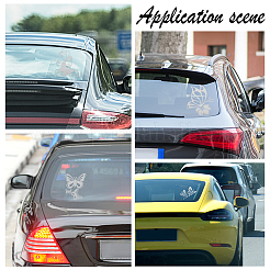 8Sheets 4 Style Waterproof Plastic Car Stickers&nbsp;DIY-GF0005-52