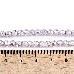Baking Paint Electroplated Synthetic Non-magnetic Hematite Beads Strands&nbsp;G-H072-A01-01I