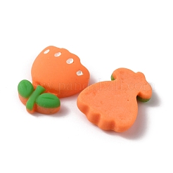 Opaque Resin Cabochons&nbsp;RESI-WH0021-37B