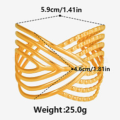 304 Stainless Steel Cuff Bangles for Women&nbsp;CO0249-2