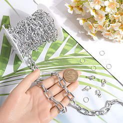 DIY Oxidation Aluminum Cable Chains Necklaces/Bracelets Making Kits&nbsp;DIY-SP0001-87B-S