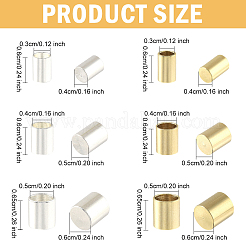 30Pcs 3 Styles 201 Stainless Steel Cord Ends&nbsp;STAS-YW0002-98