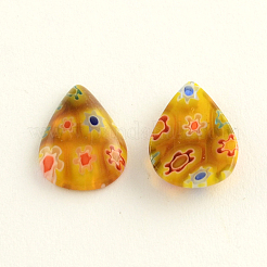 Handmade Millefiori Glass Cabochons&nbsp;LK-R006-06