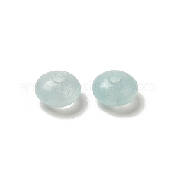 合成花のアマゾナイトビーズ  ロンデル  4.5x2.5mm  穴：1mm&nbsp;G-U008-01B-1