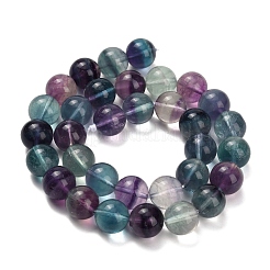 Natural Fluorite Beads Strands&nbsp;G-L634-B04-12mm