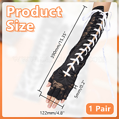 Cloth Half-finger Gloves&nbsp;AJEW-WH0270-983