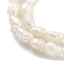 Natural Keshi Pearl Cultured Freshwater Pearl Beads Strands&nbsp;PEAR-P062-19