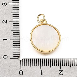 Brass & Natural Shell Pendants&nbsp;SH-CBA7C77-04G