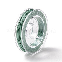 ナイロン編組糸  ジュエリー製作やマクラメ工芸用の中国結び紐  士官候補生ブルー  0.8mm  約7.65~9.84ヤード（7~9m）/ロール&nbsp;NWIR-N001-0.8mm-15
