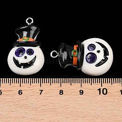Halloween Opaque Resin Pendants&nbsp;RESI-XCP0002-38C