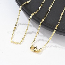 Brass Satellite Chains Necklace for Women&nbsp;NJEW-P265-38G