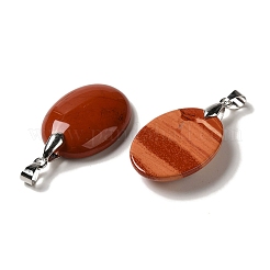 Natural Red Jasper Pendants&nbsp;G-Z055-03P-17