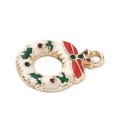 Alloy Enamel Pendants&nbsp;PALLOY-P313-03B-G