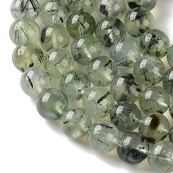 天然石プレナイトビーズ連売り  スムーズなラウンド  10mm  穴：1mm  約38個/連  14.57~15.16'''（37~38.5センチメートル）&nbsp;G-G474-A01-10mm