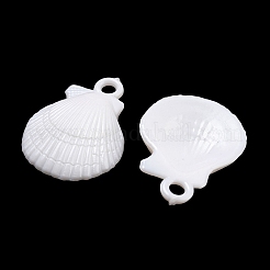 オペークアクリルパーツ  シェル形状  32.5x23.5x5.5mm  穴：3.5mm  約387個/500g&nbsp;SACR-L007-051E