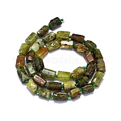 Natural Green Garnet Beads Strands&nbsp;G-O170-139