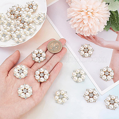 24Pcs 2 Colors Alloy Rhinestone Cabochons&nbsp;FIND-BC0003-36