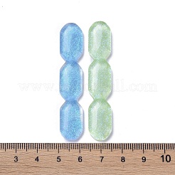 アクリルカボション  ヘアアクセサリー  長方形  58x11x5.5mm&nbsp;MACR-M043-01D
