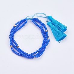 Glass Multi-strand Bracelets&nbsp;BJEW-I237-01