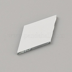 ガラス ミラーのモザイク タイル  DIYモザイクアートクラフト用  額縁など  菱形  25x13x1mm&nbsp;DIY-WH0419-41A