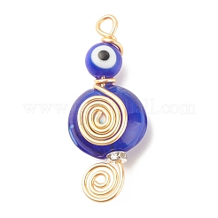 Handmade Lampwork Evil Eye Pendants&nbsp;PALLOY-JF01518