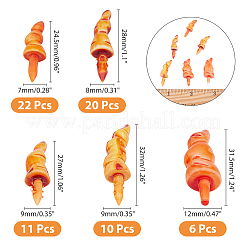 Plastic Craft Noses&nbsp;DIY-WH0260-83