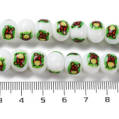 Printing Glass Beads for Necklaces Bracelets Making&nbsp;GLAA-B020-02A-04
