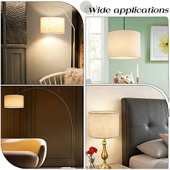 2Pcs Linen with Iron Lamp Shades&nbsp;AJEW-CN0007-38B