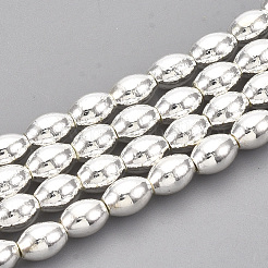 Electroplate Non-magnetic Synthetic Hematite Beads Strands&nbsp;G-T114-30