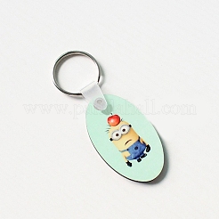 Sublimation Double-Sided Blank MDF Keychains&nbsp;ZXFQ-PW0001-048