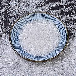 MIYUKIデリカビーズ小  シリンダー  日本製シードビーズ  15/0  （dbs0051)クリスタルab  1.1x1.3mm  穴：0.7mm  約35000個/袋  100 G /袋&nbsp;SEED-J020-DBS0051