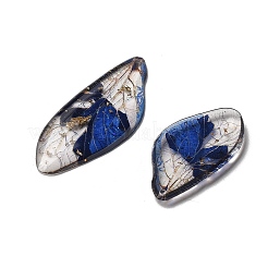 4Pcs Transparent Epoxy Resin Butterfly Wings Pendants&nbsp;RESI-C057-03A