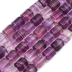 Natural Purple Fluorite Beads Strands&nbsp;G-D103-A06