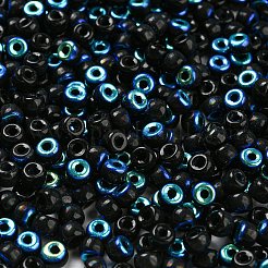 Metallic Colors Glass Seed Beads&nbsp;SEED-Z001-C-D12