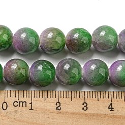 Dyed Natural White Jade Beads Strands&nbsp;G-F764-03F
