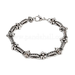 304 Stainless Steel Link Chain Bracelets&nbsp;BJEW-D379-02AS
