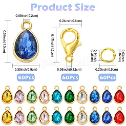 DIY Teardrop Pendant Decoration Making Kits&nbsp;DIY-YW0018-59